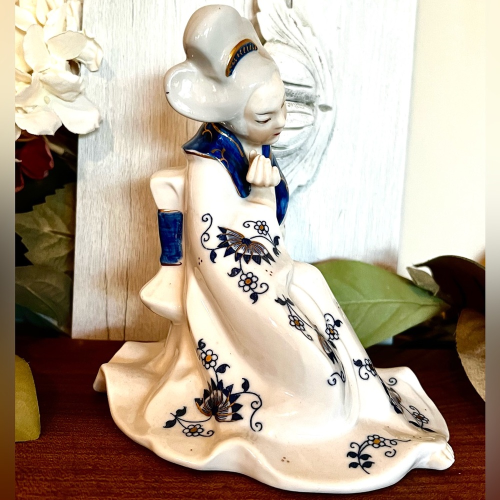 Vintage Japanese Geisha, Seymour Mann, Vienna Woods Fine China, Chinoiserie - Picture 5 of 9
